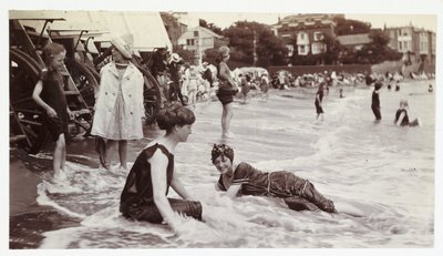 Deniz banyosu, Broadstairs, Kent, c 1913 by Unbekannt