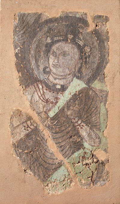 Oturan Bodhisattva, yaklaşık. 6-7 yüzyıl. by Unbekannt