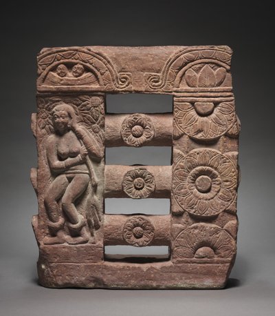 Yıkanan ve Lotus Madalyonlu Monolitik Korkuluk Bölümü, c. 150-250. by Unbekannt