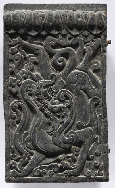 Bir Tabut Platformunun Bölümü: Dragon, 550-577. by Unbekannt