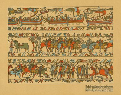 Bayeux Gobleninin Bölümleri. by Unbekannt