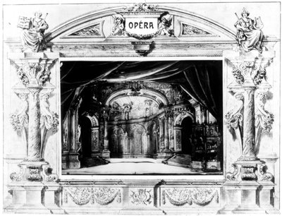 Mozarts Don Giovanni için set tasarımı, 1875 by Unbekannt
