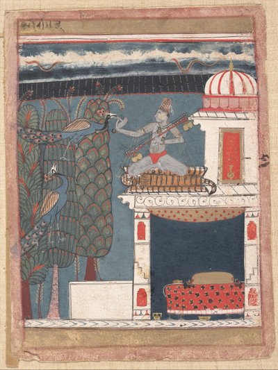 Setmalar Ragini: Bir ragamala serisinden Folio, Garland of Musical Modes, ca. 1630-40. by Unbekannt