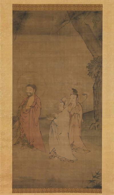 Shakyamuni, 13. yüzyılın sonu - 14. yüzyılın başlarında dağlardan iniyor. by Unbekannt