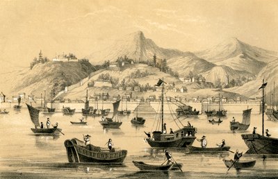 Şanghay, İngiliz ticaretine geç antlaşma ile açılan beş limandan biri, 1847 by Unbekannt