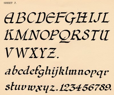 Sayfa 7, bir alfabe portföyünden, 1929 by Unbekannt