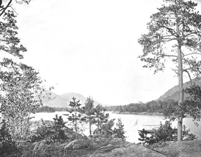 Shelving Rock Dağı, George Gölü, New York Eyaleti, ABD, c1900. by Unbekannt