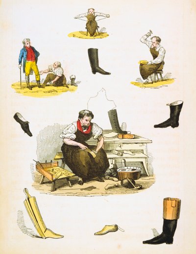 Ayakkabıcı, c1845 by Unbekannt