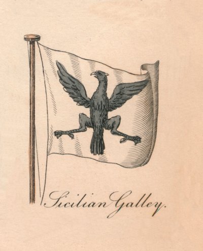 Sicilya Kadırgası, 1838 by Unbekannt