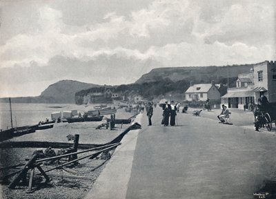 Sidmouth - Gezinti Yolu ve Sahil, 1895 by Unbekannt