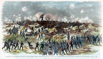 Petersburg Kuşatması, Virginia, Amerikan İç Savaşı, 30 Temmuz 1864 by Unbekannt