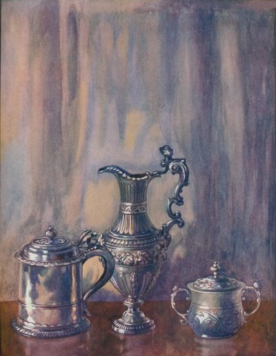 Silver Tankard, 1695, Jug, 1746, Cup and Cover, 1658, c19th Century, 1920. by Unbekannt