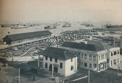 Singapur Limanı her zaman birçok tür ve milletten nakliye ile doludur, 1937 by Unbekannt