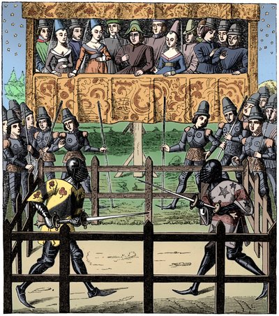 Teke tek dövüş, 15. yüzyıl 1849 by Unbekannt