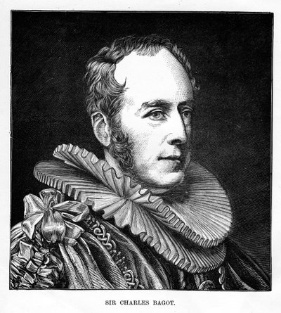 Sir Charles Bagot, İngiliz diplomat, 19. yüzyıl by Unbekannt