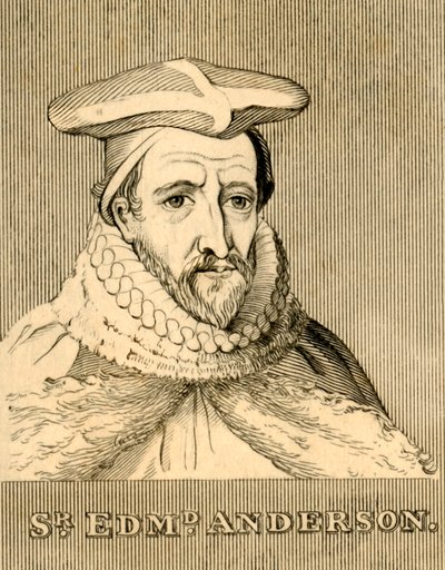 Sir Edmund Anderson, 1530-1605, 1830. by Unbekannt