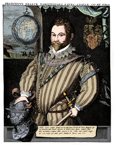 Sir Francis Drake, 16. yüzyıl, 1910 by Unbekannt