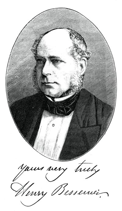 Sir Henry Bessemer, İngiliz mühendis, c1880 by Unbekannt