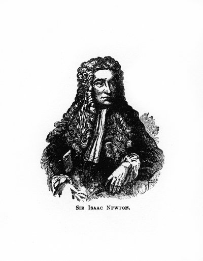 Sir Isaac Newton, İngiliz matematikçi, astronom ve fizikçi, 20. yüzyıl by Unbekannt