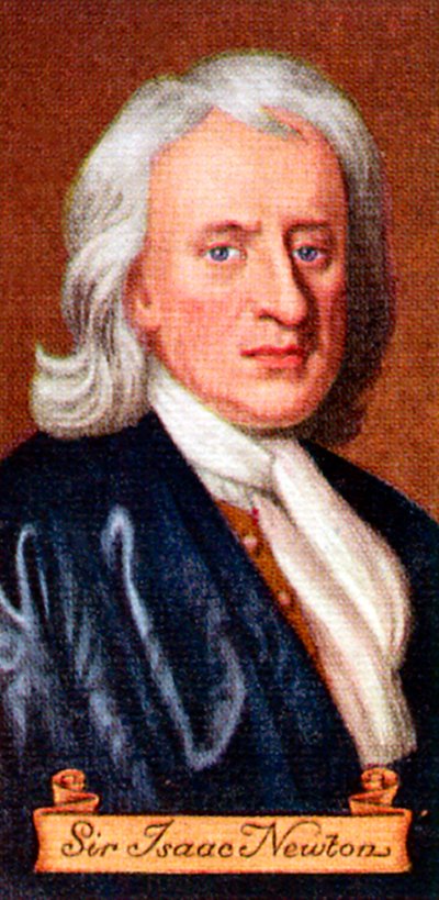 Sir Isaac Newton, bir dizi sigara kartından alındı, 1935 by Unbekannt