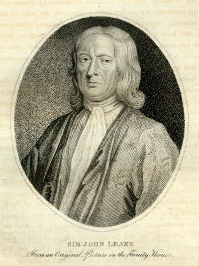 Sir John Leake, İngiliz Amiral, 18. yüzyıl by Unbekannt