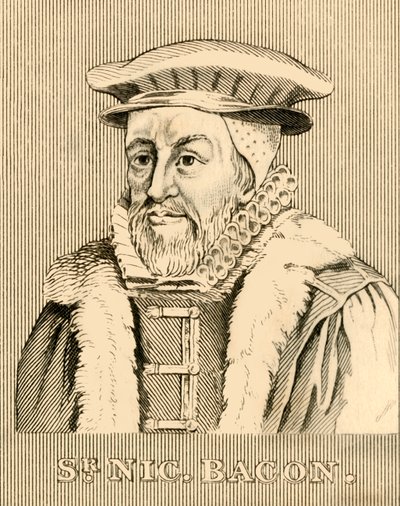 Sir Nicholas Bacon, 1510-1579, 1830. by Unbekannt