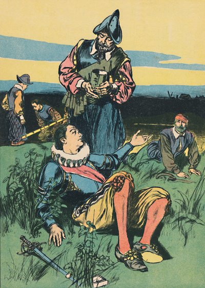Sir Philip Sidney ve Ölen Asker, c1907 by Unbekannt