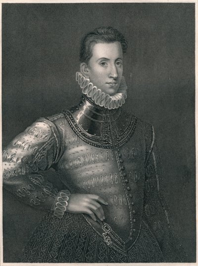 Sir Philip Sidney, c1576, 19. yüzyılın başları. by Unbekannt