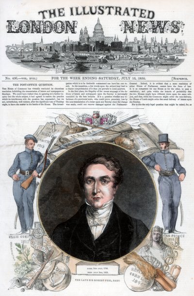 Sir Robert Peel, 1850 by Unbekannt