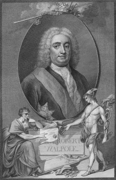 Sir Robert Walpole, 1790 by Unbekannt
