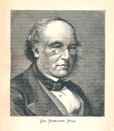 Sir Rowland Hill, Posta Pulunun yaratıcısı, 1893. by Unbekannt