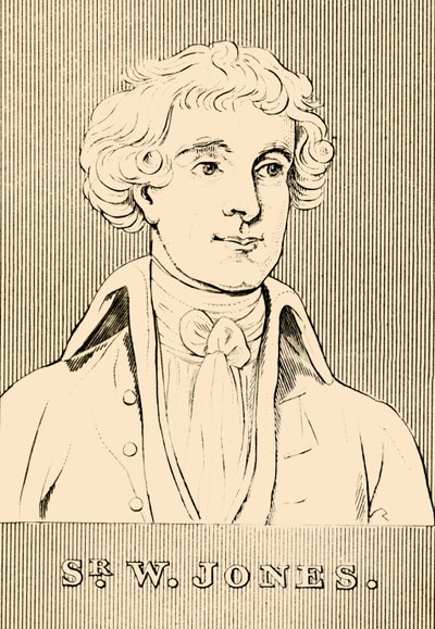 Sir W. Jones, 1746-1794, 1830. by Unbekannt