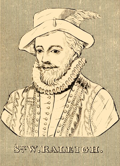 Sir W. Raleigh, c1552-1618, 1830. by Unbekannt