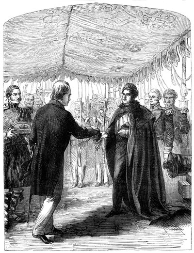 Sir Walter Scott, Aziz Andrew Haçını Kral IV. George