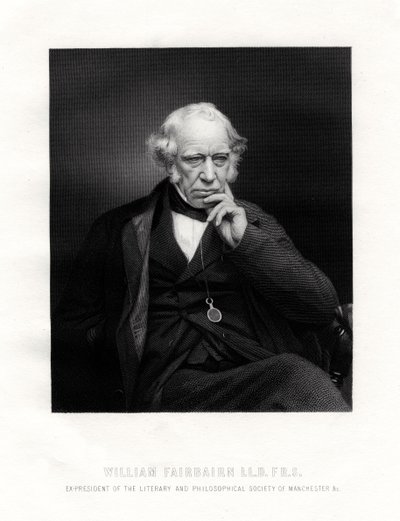 Sir William Fairbairn, 1 Baronet, İskoç mühendis, 19. yüzyıl by Unbekannt