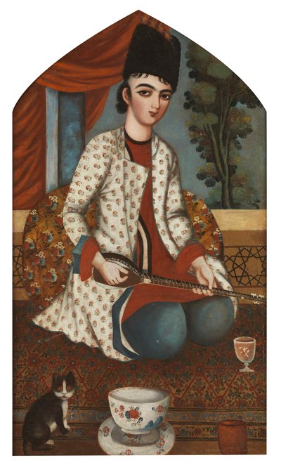Sitar oyuncusu, c. 1830-1840. by Unbekannt