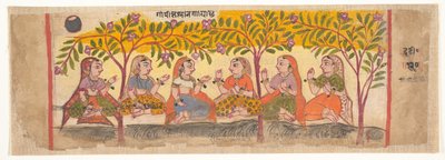 Ağaçların Altında Oturan Altı Gopi: Dağınık Bir Bhagavata Purana