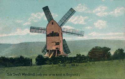 Altı Swift Yel Değirmeni, Kingston, Lewes yakınlarında, Sussex, c1905. by Unbekannt