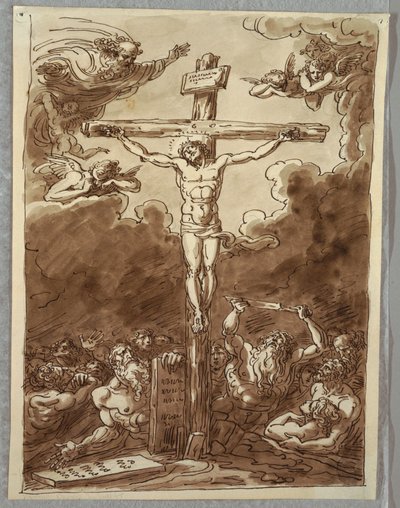 Sketchbook Folio, Çarmıha Gerilme, Ludovica Carracci