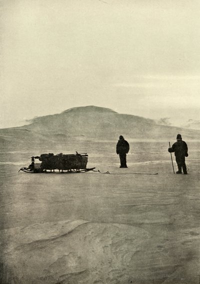Güneşin Dönüşünden Önce Bariyerde Kızak, c1908, 1909 by Unbekannt