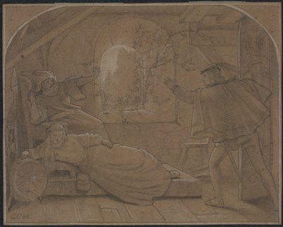 Uyuyan Güzel Dornröschen, 1864. by Unbekannt