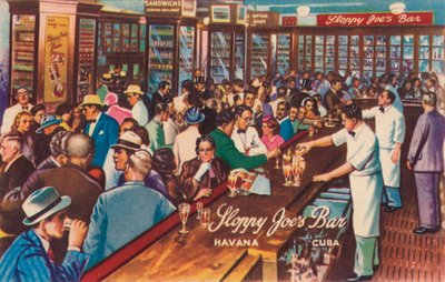Özensiz Joes Bar, Havana, Küba, 1951 by Unbekannt