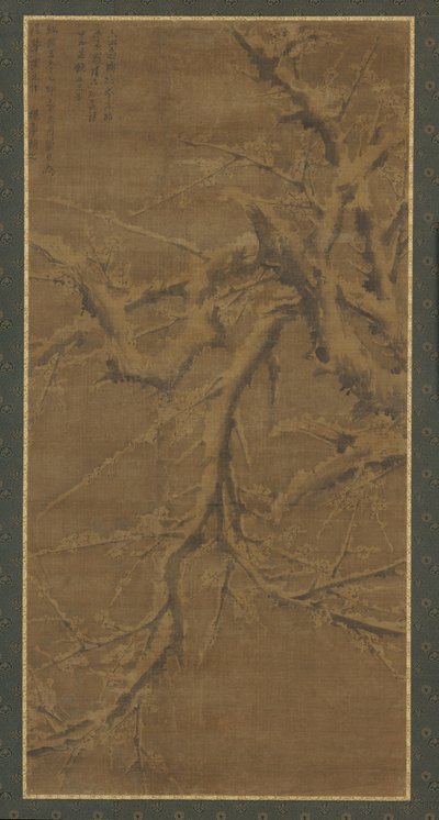 Bir erik ağacının karla kaplı dalları, Ming hanedanı, 15.-16. yüzyıl. by Unbekannt
