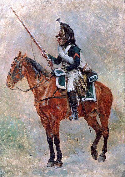 Atlı Asker, 19. Yüzyıl by Unbekannt