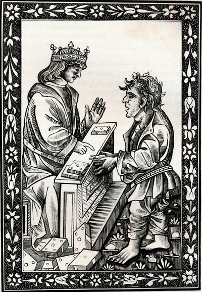 Solomon ve Marcoul, 15. yüzyıl, 1849. by Unbekannt