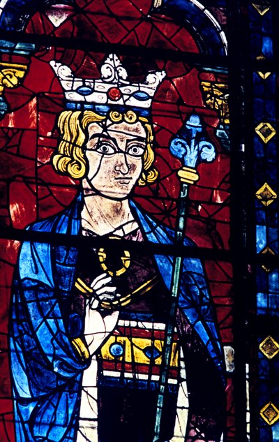 Süleyman, vitray, Chartres Katedrali, Fransa, 1194-1260 by Unbekannt