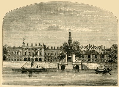Somerset Evi ve Merdivenleri, 1881. by Unbekannt