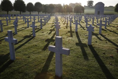 Somme Amerikan mezarlığı, Bony, Fransa by Unbekannt