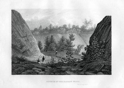 Passaic Şelalelerinin Kaynağı, New Jersey, 1855 by Unbekannt