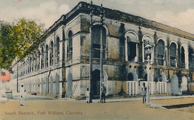 Güney Barrack, Fort William, Kalküta, 19. yüzyılın sonları - 20. yüzyılın başlarında. by Unbekannt